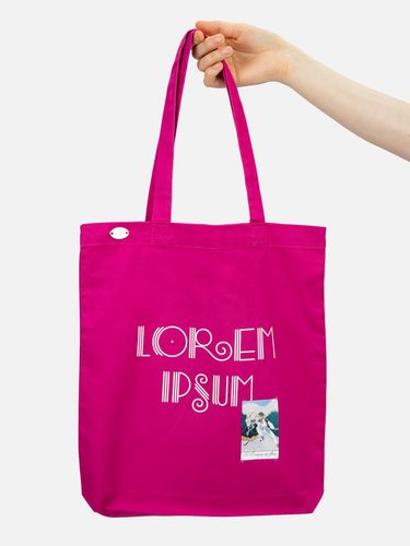 Холщовая сумка Avoska, ярко-розовая (фуксия)