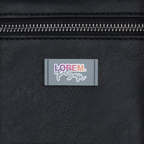 Лейбл из ПВХ Dzeta, XS, серый