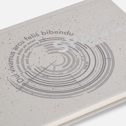 Блокнот Lactonica, серый