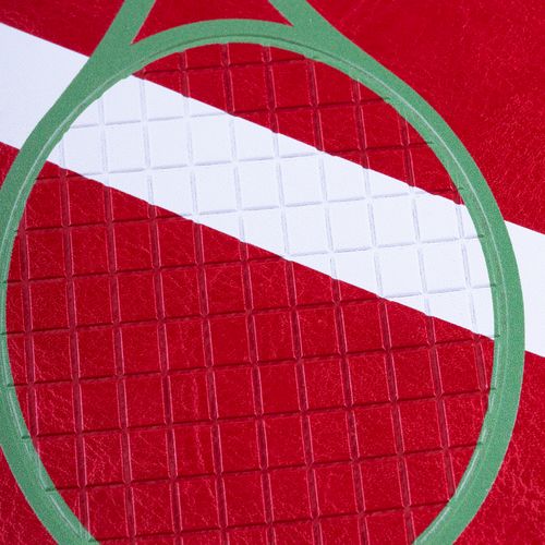 Ежедневник Nebraska Flex, недатированный, красный с золотистым