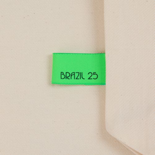 Лейбл тканевый Epsilon, S, зеленый неон