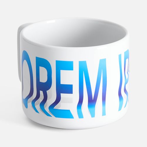 Чашка для сублимационной печати Jumbo, белая