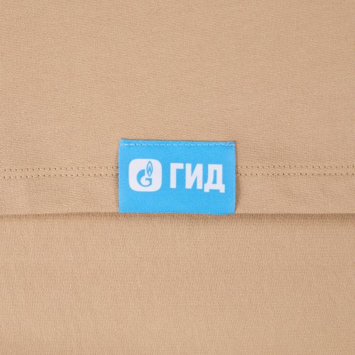 Футболка оверсайз унисекс Kosmos 2.0, бежевая