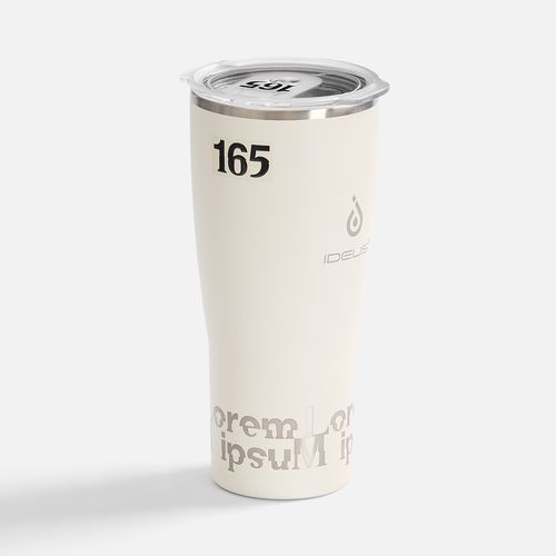 Термостакан Kasumigaoka, белый (молочный)