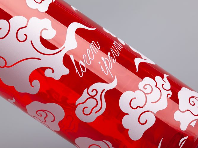 Бутылка для воды Plaske, красная