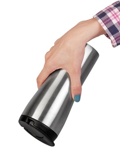 Термостакан Bucks, вакуумный, серебристый