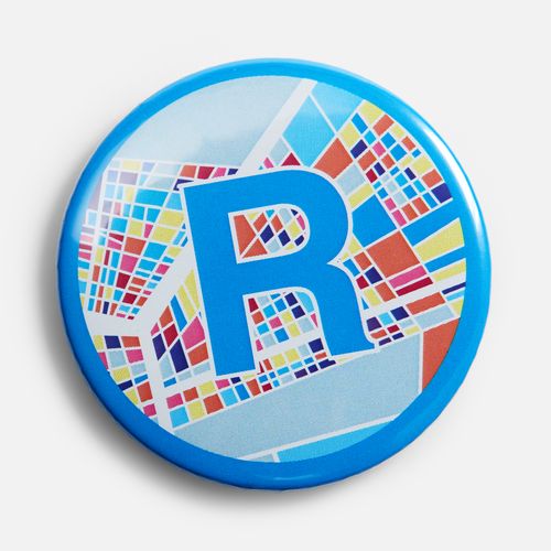 Значок закатной Pinback Print, L