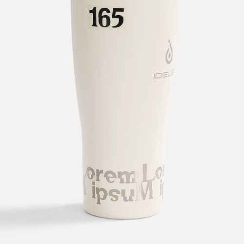 Термостакан Kasumigaoka, белый (молочный)