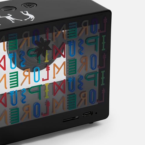 Bluetooth-колонка со светомузыкой Sensofonic, черная