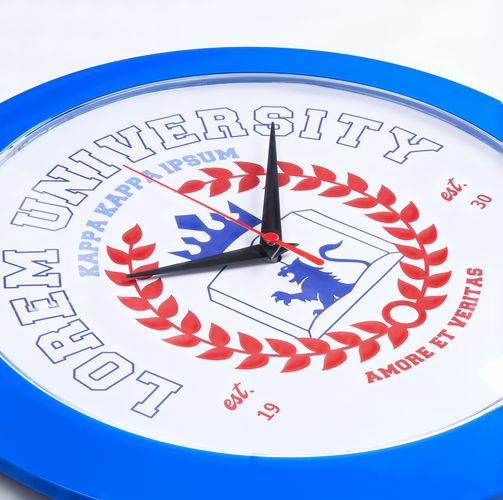 Часы настенные Vivid Large, синие