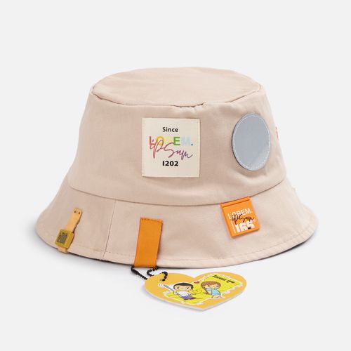 Лейбл кожаный Beta, XS, бежевый