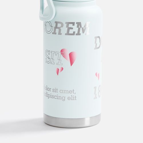 Термобутылка Fujisan XL 2.0, голубая