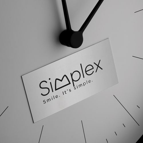 Часы настенные Lacky, белые с черным