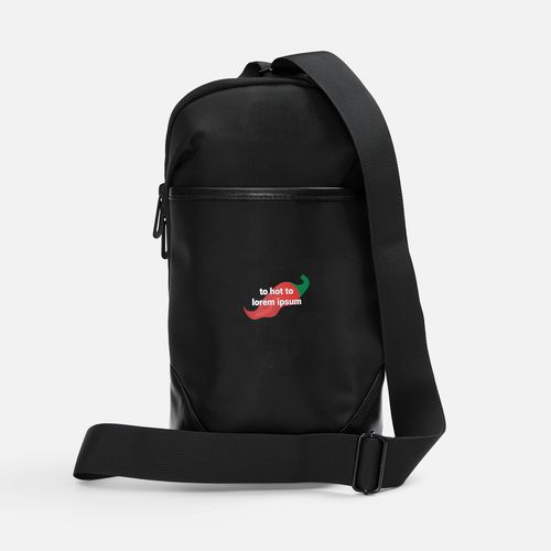 Рюкзак на одно плечо Solnex, черный