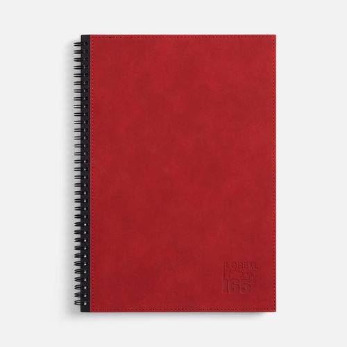 Ежедневник Notera Maxi, недатированный, красный