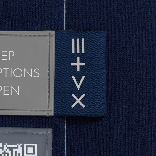 Шарф Bereg, серый с синим