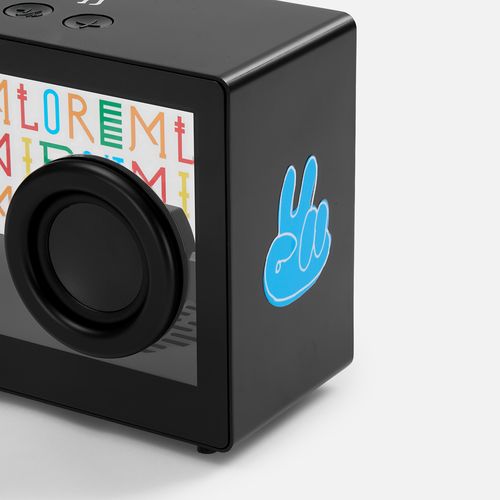 Bluetooth-колонка со светомузыкой Sensofonic, черная