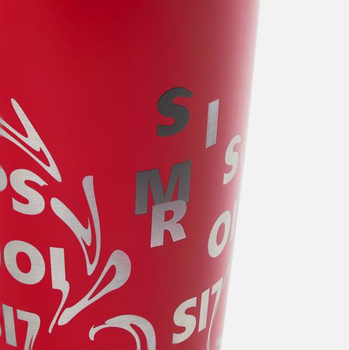 Термостакан с двумя поильниками Duetta, красный