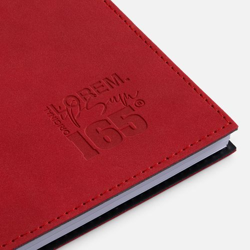 Ежедневник Notera Maxi, недатированный, красный