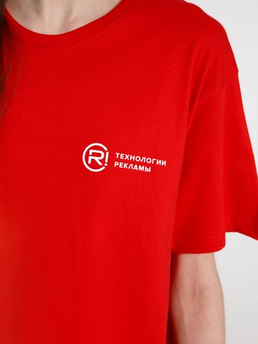 Футболка женская E190 красная