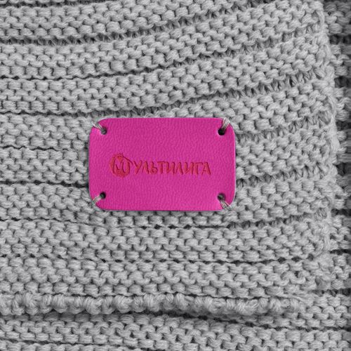 Плед Quill, светло-серый