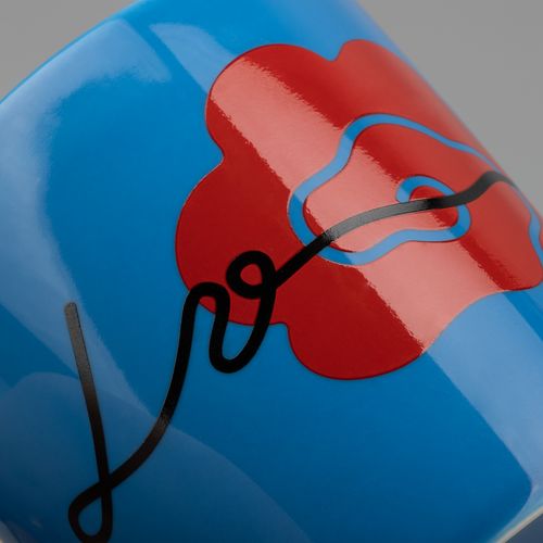 Кружка Valotti Medio, ярко-синяя