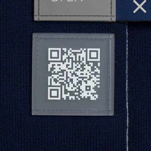 Шарф Bereg, серый с синим