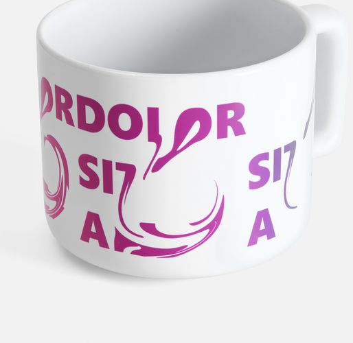 Чашка для сублимационной печати Jumbo, белая