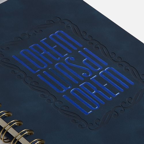 Ежедневник Spiral, недатированный, синий