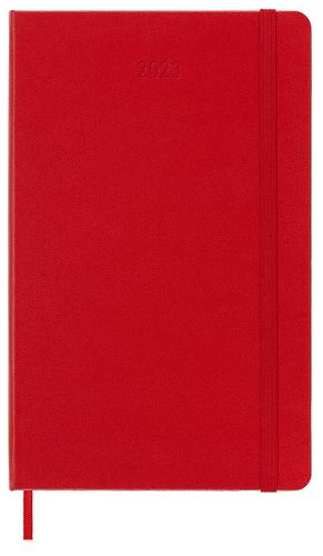 Еженедельник Moleskine Classic Large, датированный, красный