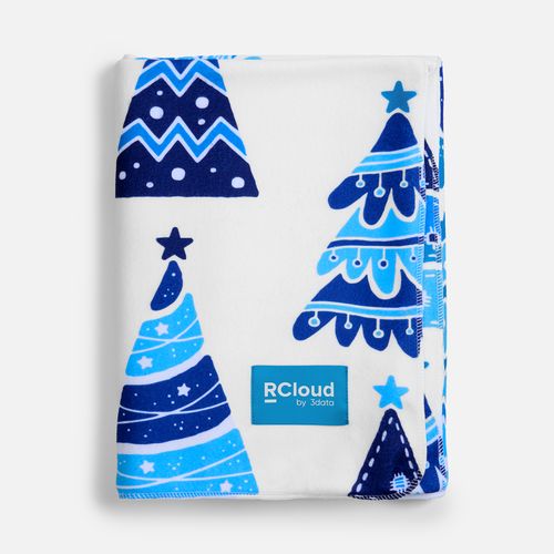 Лейбл тканевый Epsilon, XL, голубой