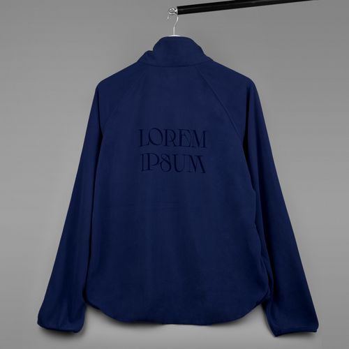 Куртка флисовая унисекс Fliska, темно-синяя