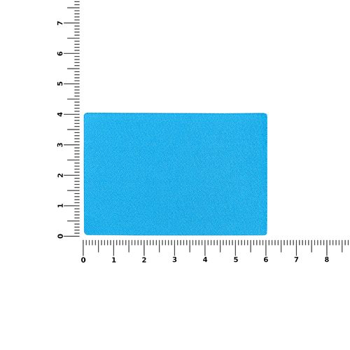 Наклейка тканевая Lunga, L, голубая