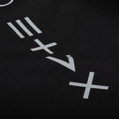 Футболка оверсайз с двойным рукавом Kosmos, черная