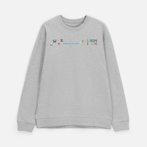 Свитшот унисекс Columbia, серый меланж