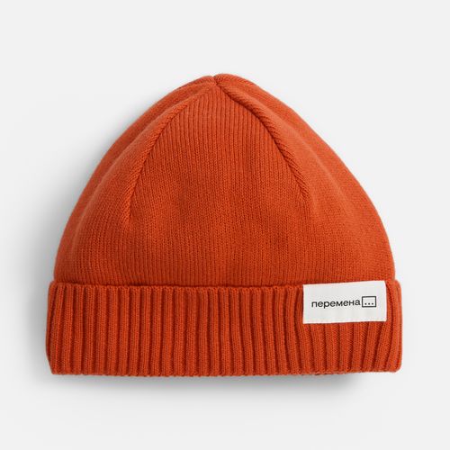 Шапка ComFleece, темно-оранжевая (кирпичная)