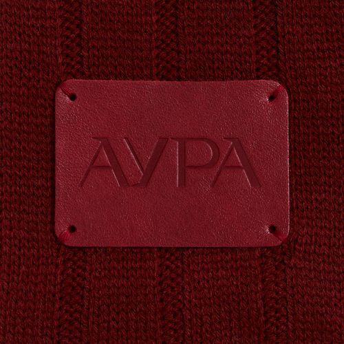 Плед Tressa, красный (бордовый)