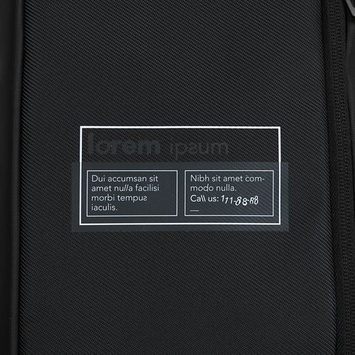 Рюкзак на одно плечо Gravon, черный