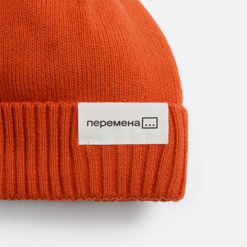 Шапка ComFleece, темно-оранжевая (кирпичная)