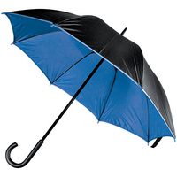 Зонт-трость Downtown, черный с синим