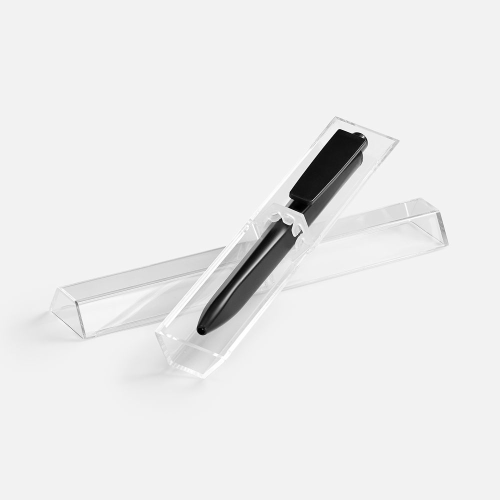 Ручка шариковая Ridge в футляре, черная