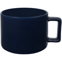 Чашка Jumbo, матовая, темно-синяя