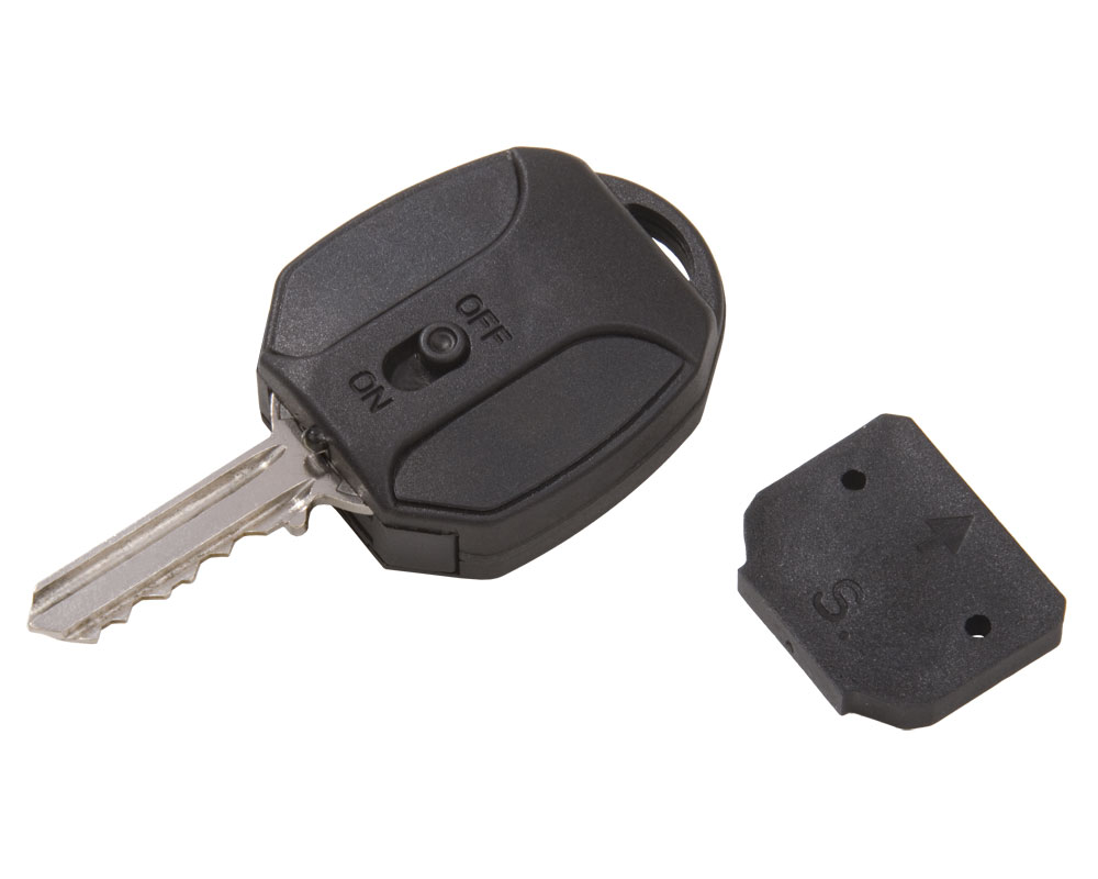 Накладка на ключ с LED-фонариком, черная