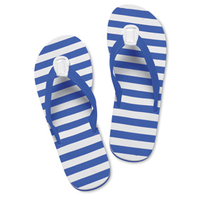 Пляжные тапки, сине-белые