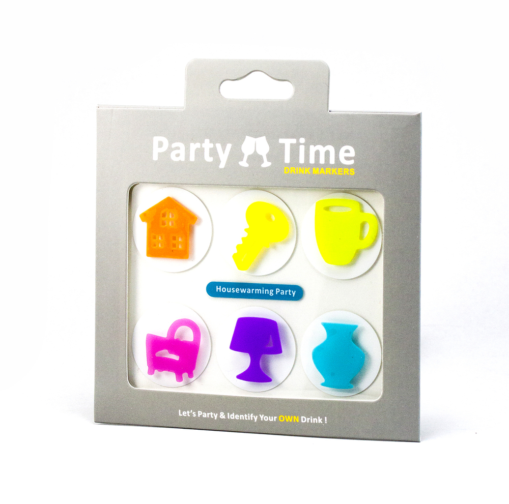 Маркеры силиконовые для бокалов