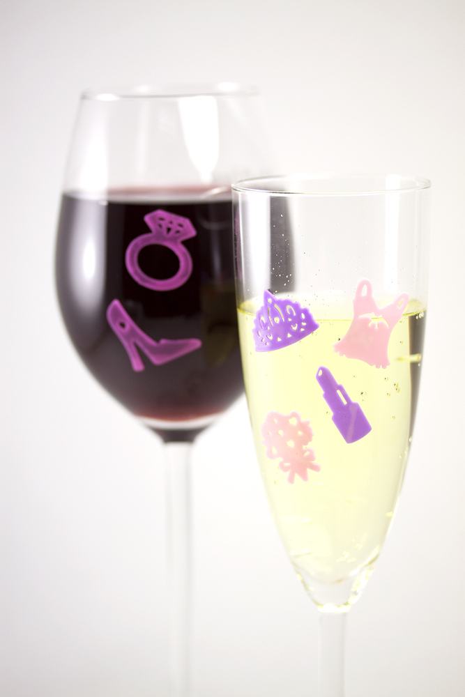 Маркеры силиконовые для бокалов