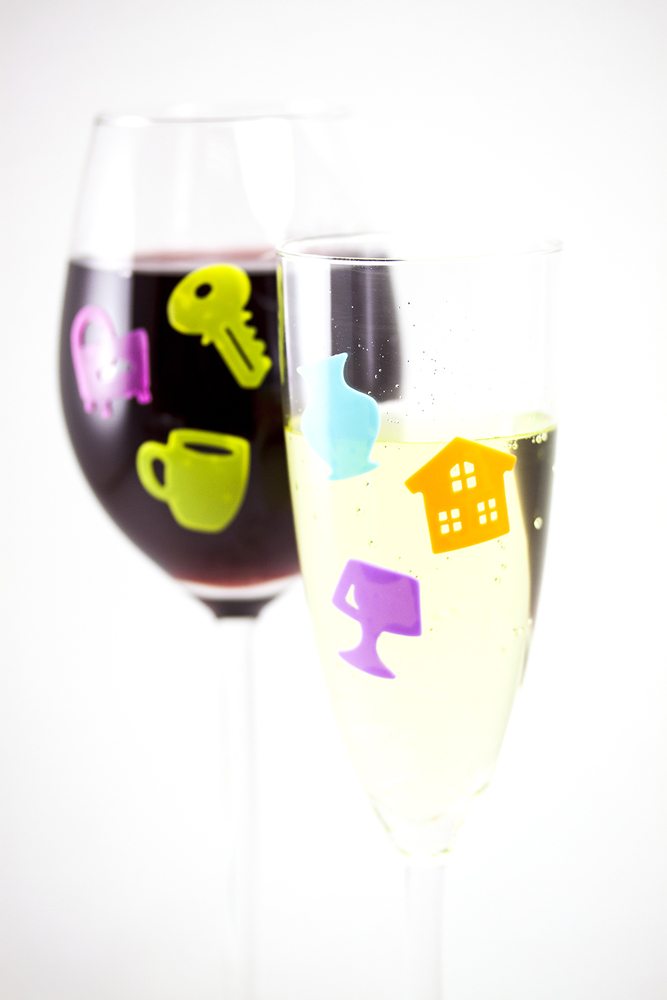 Маркеры силиконовые для бокалов