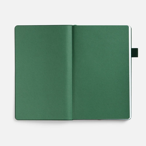 Ежедневник White Shall, недатированный, бело-зеленый