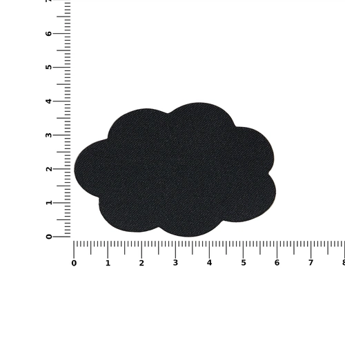 Наклейка тканевая Lunga Calum, L, черная