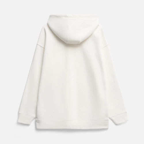 Худи оверсайз унисекс Snuggie, молочно-белое